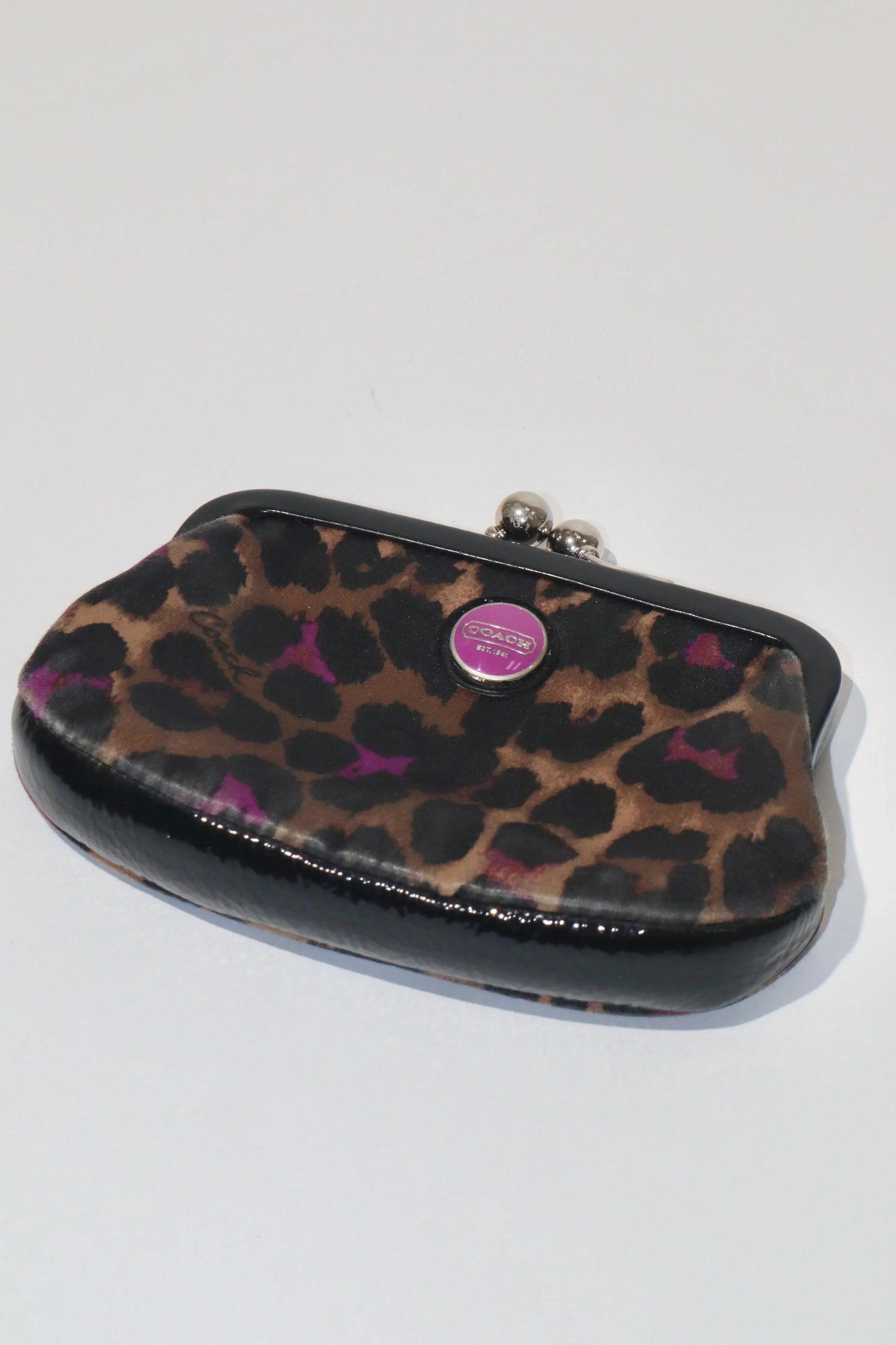 Coach Vintage Leopard Print Coin Purse - Girl Seazon