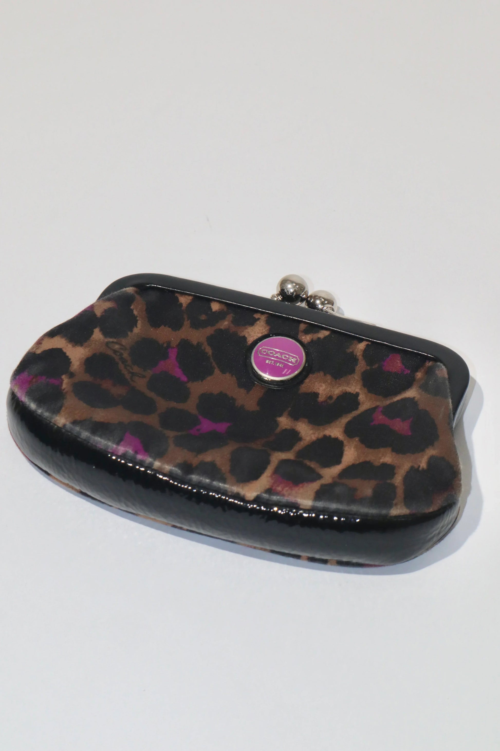 Coach Vintage Leopard Print Coin Purse - Girl Seazon