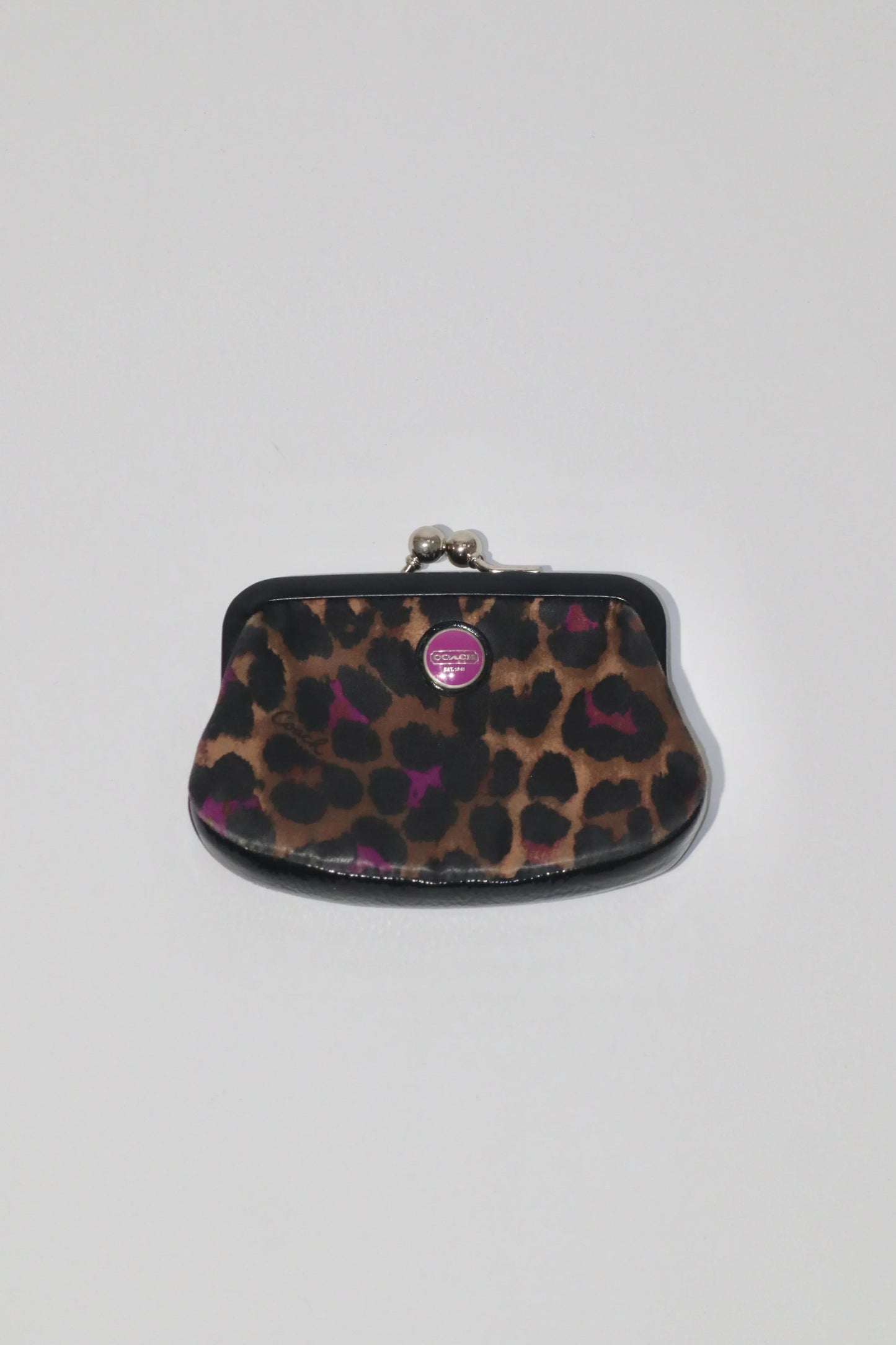 Coach Vintage Leopard Print Coin Purse - Girl Seazon