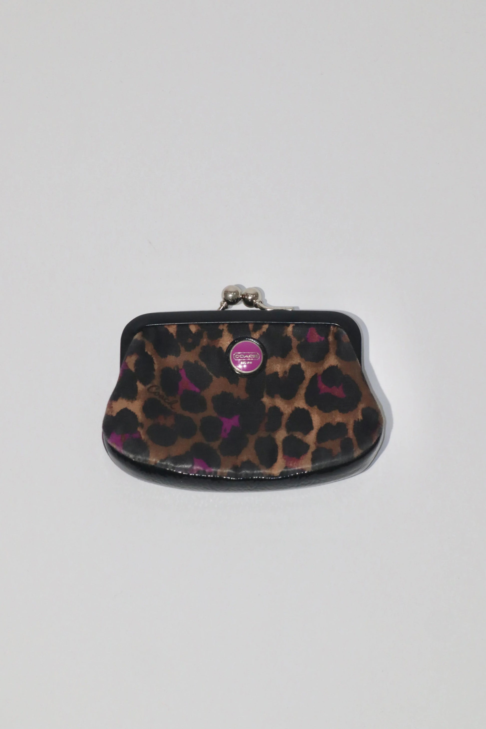 Coach Vintage Leopard Print Coin Purse - Girl Seazon