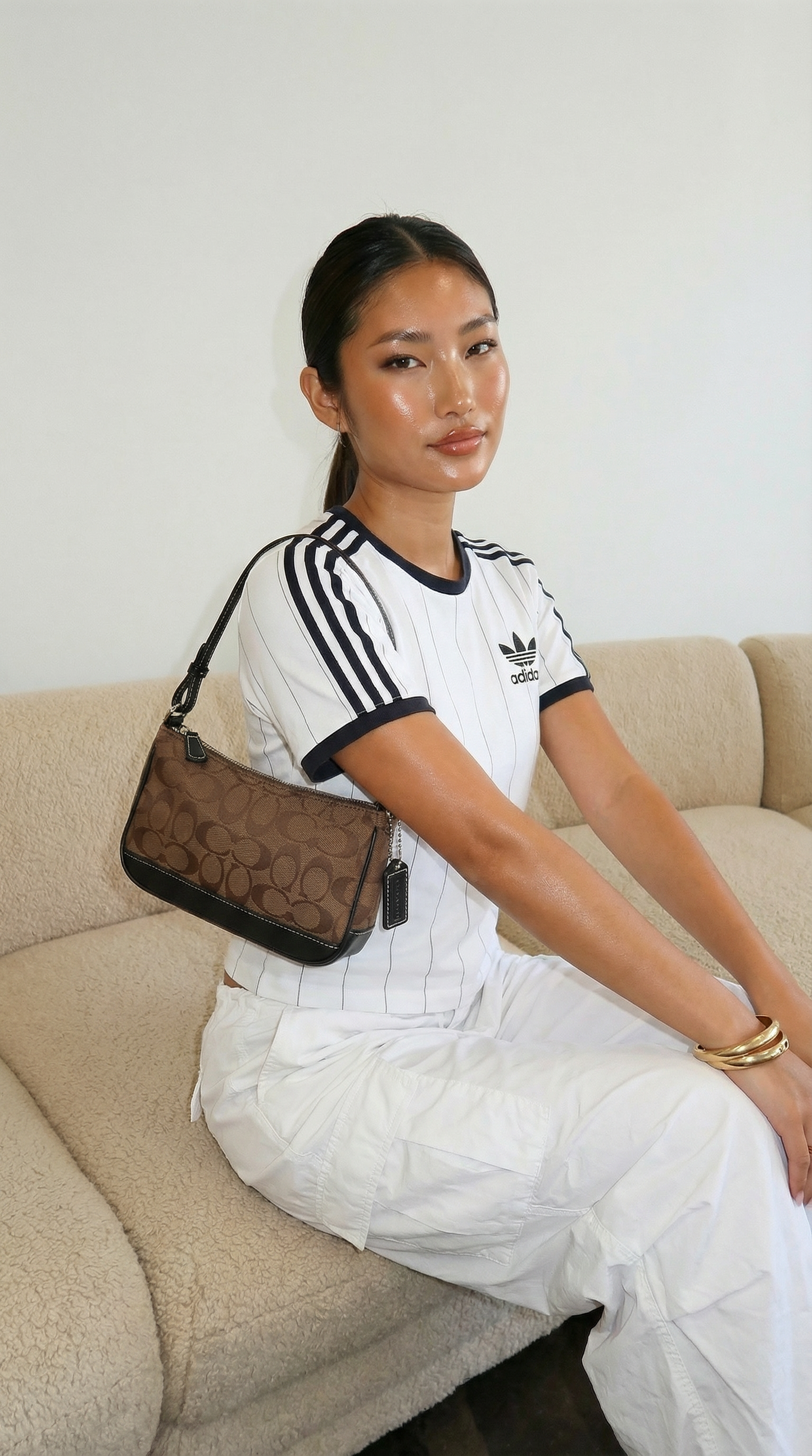 Coach Vintage 2001 Mini Pouch in Chocolate