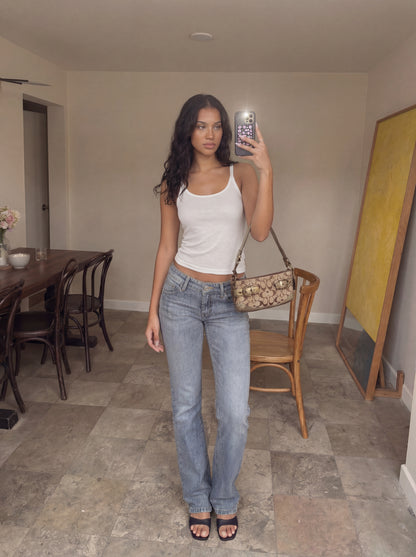 Vintage Coach 2005 Mini Belt Shoulder Bag in Khaki Brown - 5107