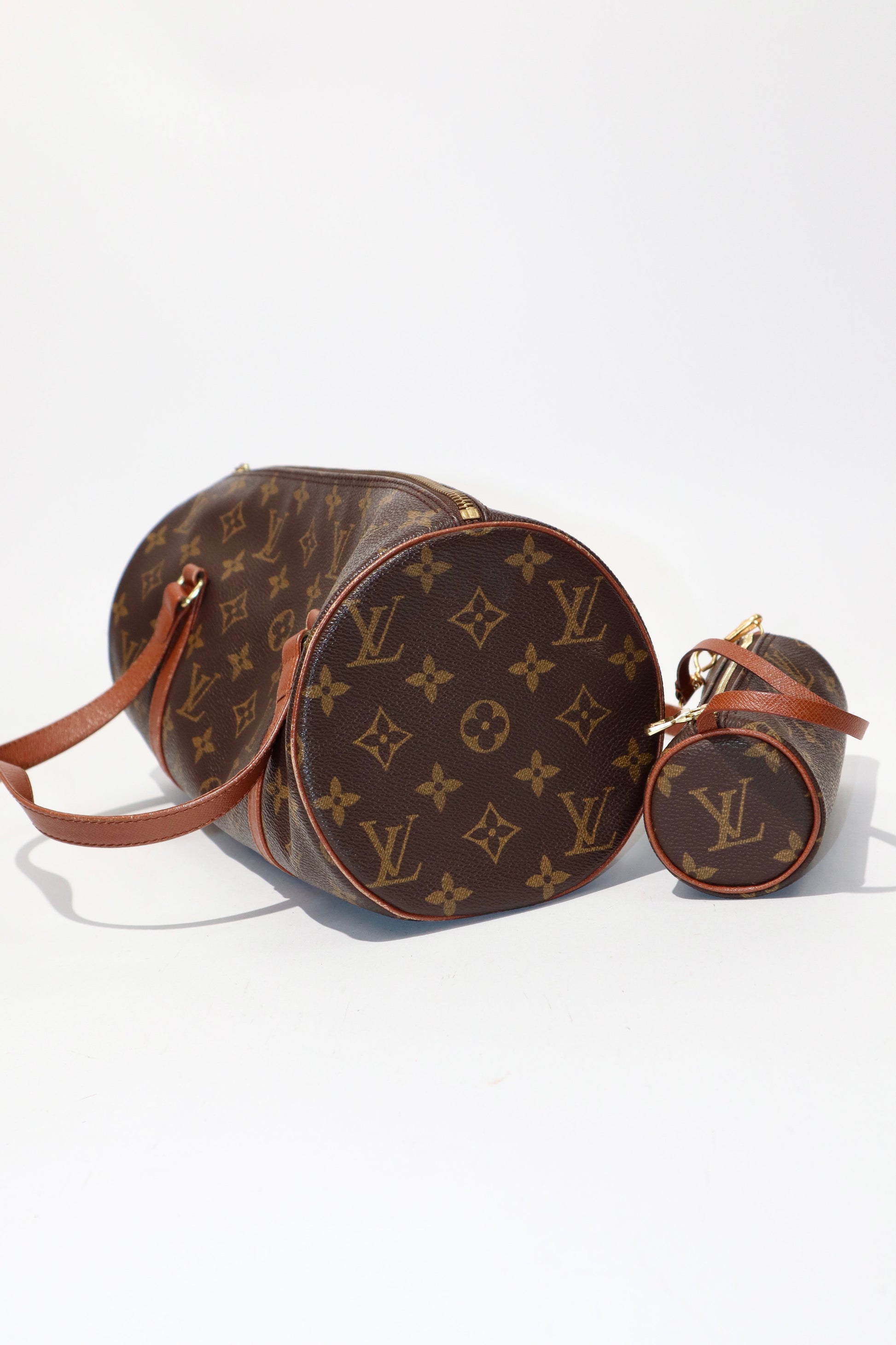 Louis Vuitton Monogram Papillon 30 with Accessory Pouch side view 