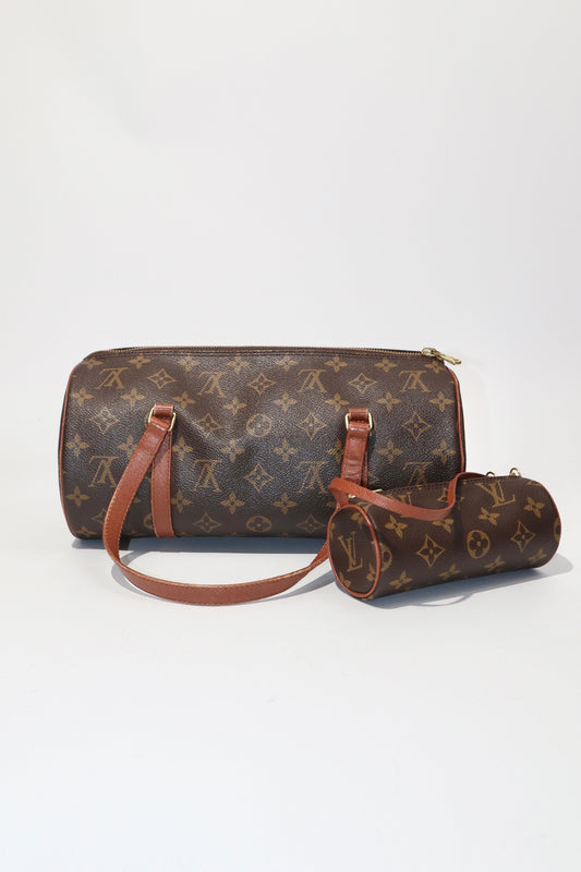 Louis Vuitton Monogram Papillon 30 with Accessory Pouch front view 
