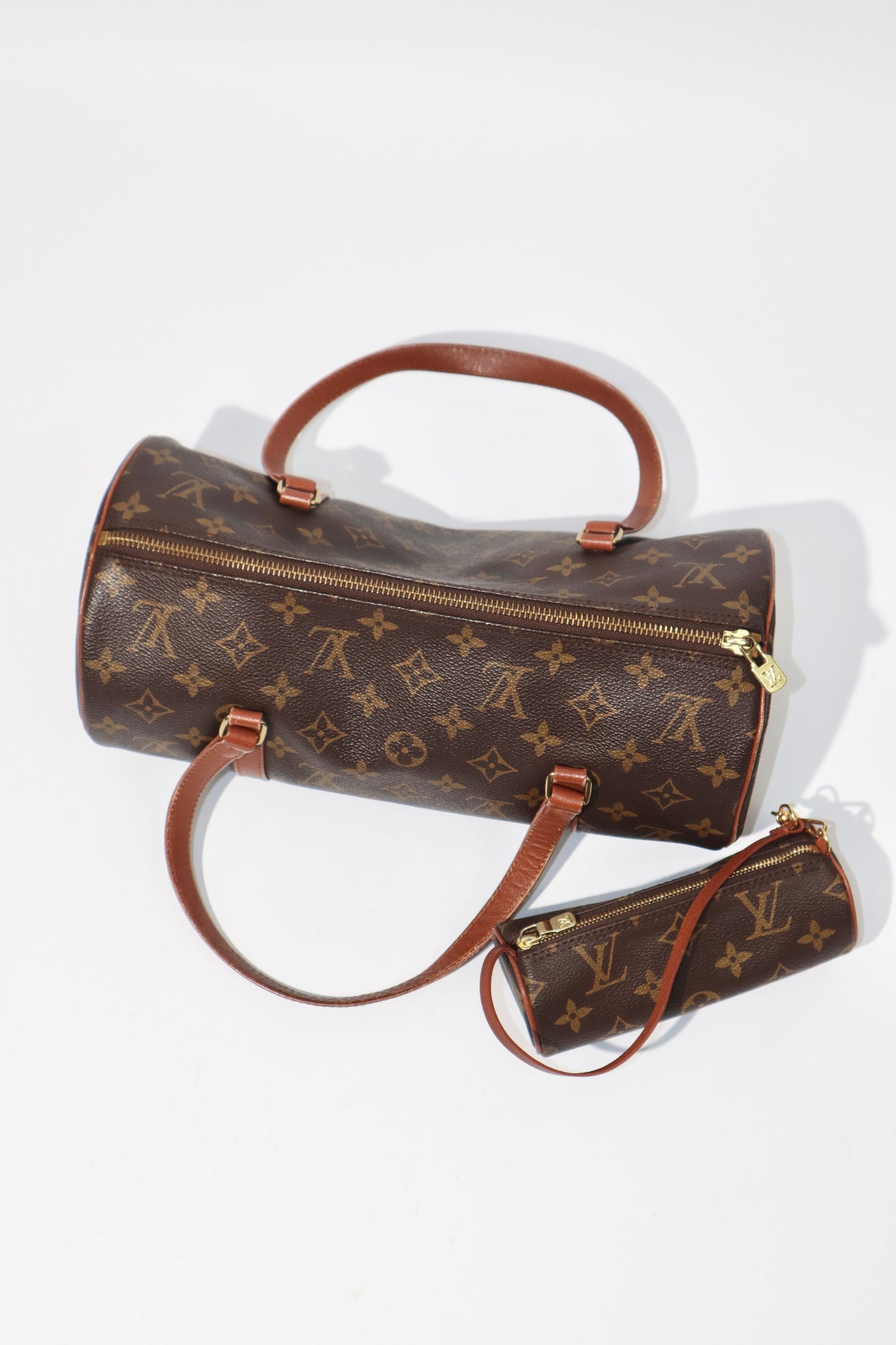 Louis Vuitton Monogram Papillon 30 with Accessory Pouch top view