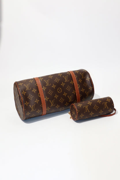 Louis Vuitton Monogram Papillon 30 with Accessory Pouch bottom view