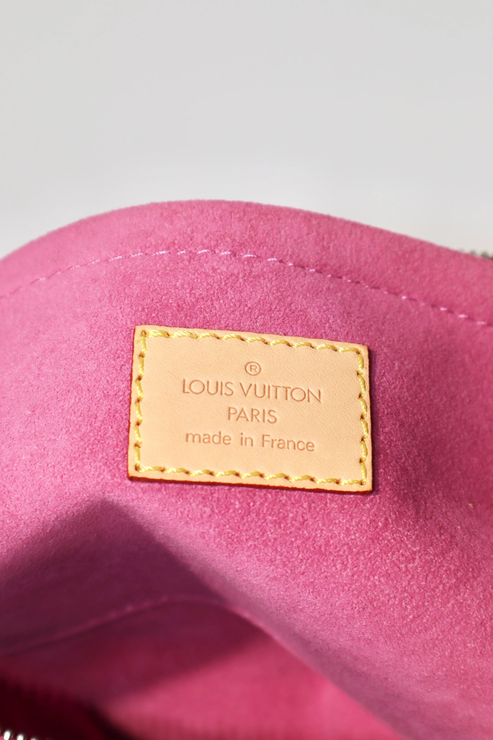 Louis Vuitton Vintage 2006 Fuchsia Denim Monogram Speedy Bag - Girl Seazon