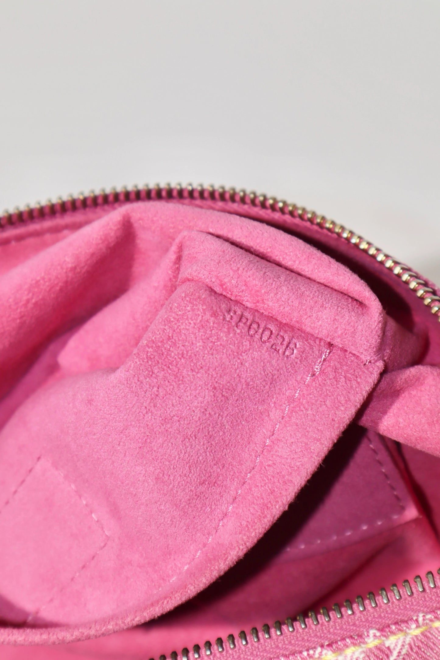 Louis Vuitton Vintage 2006 Fuchsia Denim Monogram Speedy Bag - Girl Seazon