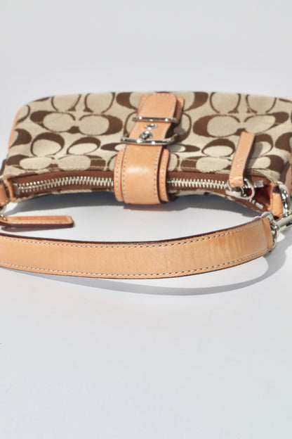 Vintage Coach 2003 Mini Soho Buckle Bag in Tan - Girl Seazon