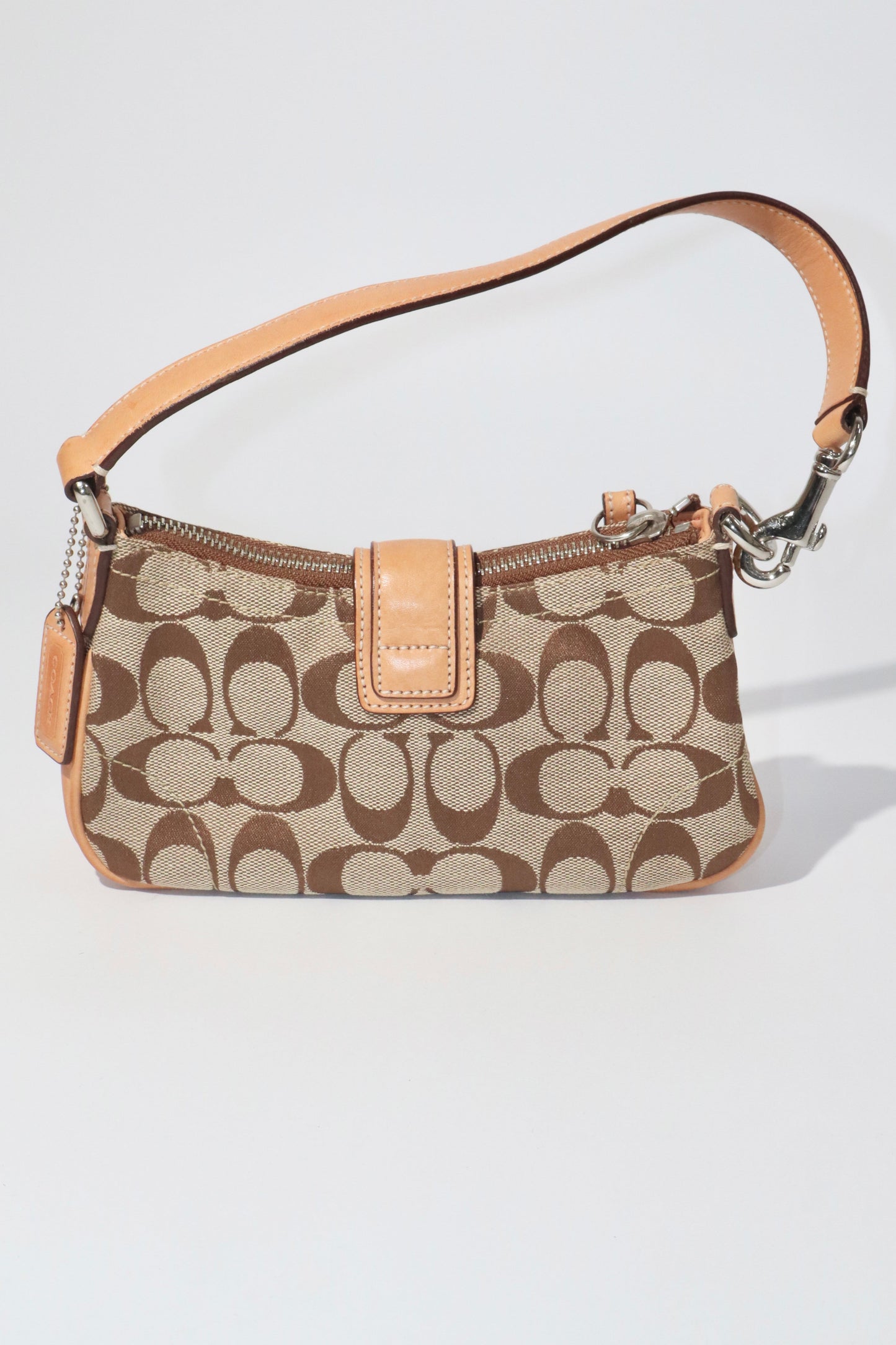 Vintage Coach 2003 Mini Soho Buckle Bag in Tan - Girl Seazon