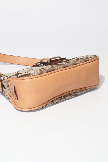 Vintage Coach 2003 Mini Soho Buckle Bag in Tan - Girl Seazon