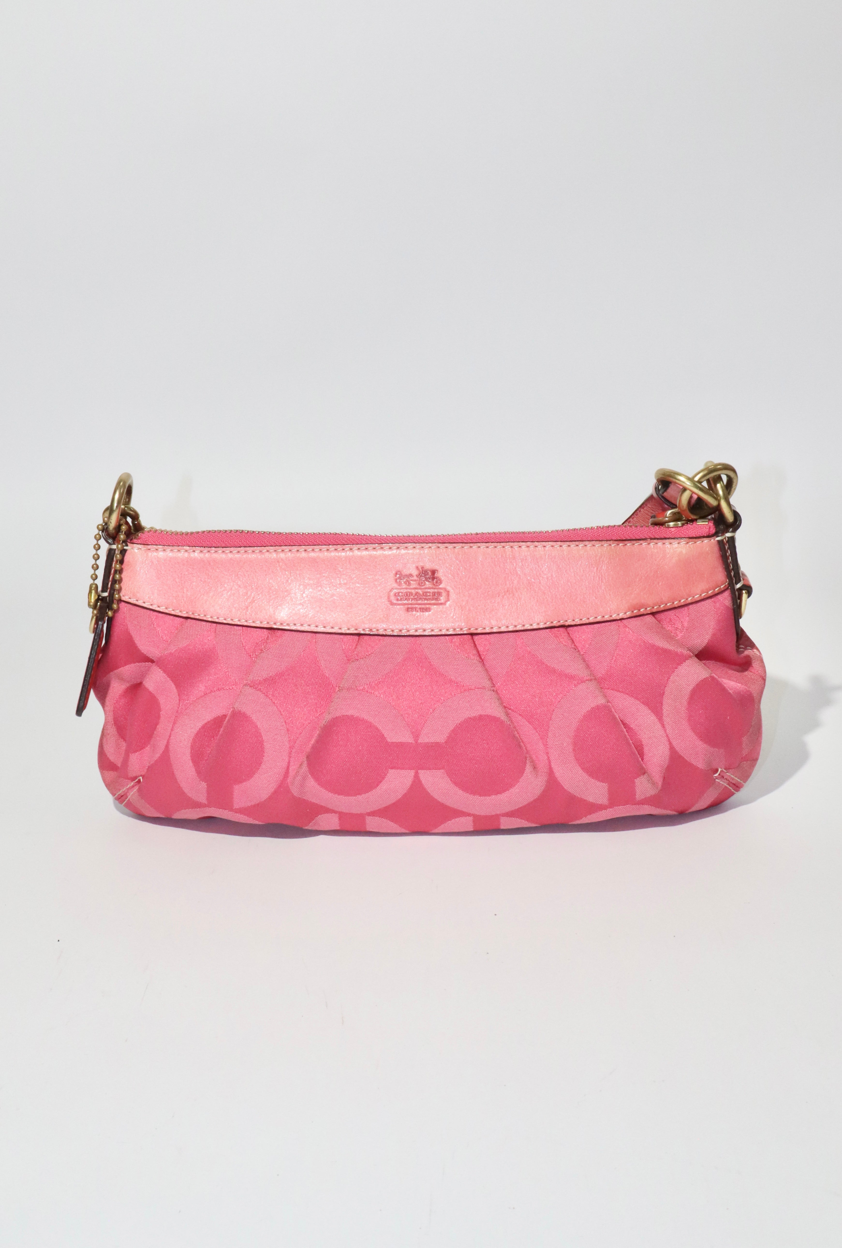 バッグ Vintage Coach Shoulder y2k pink Vintage Coach 2008 Madison Y2K Pink Shoulder Bag – Girl Seazon