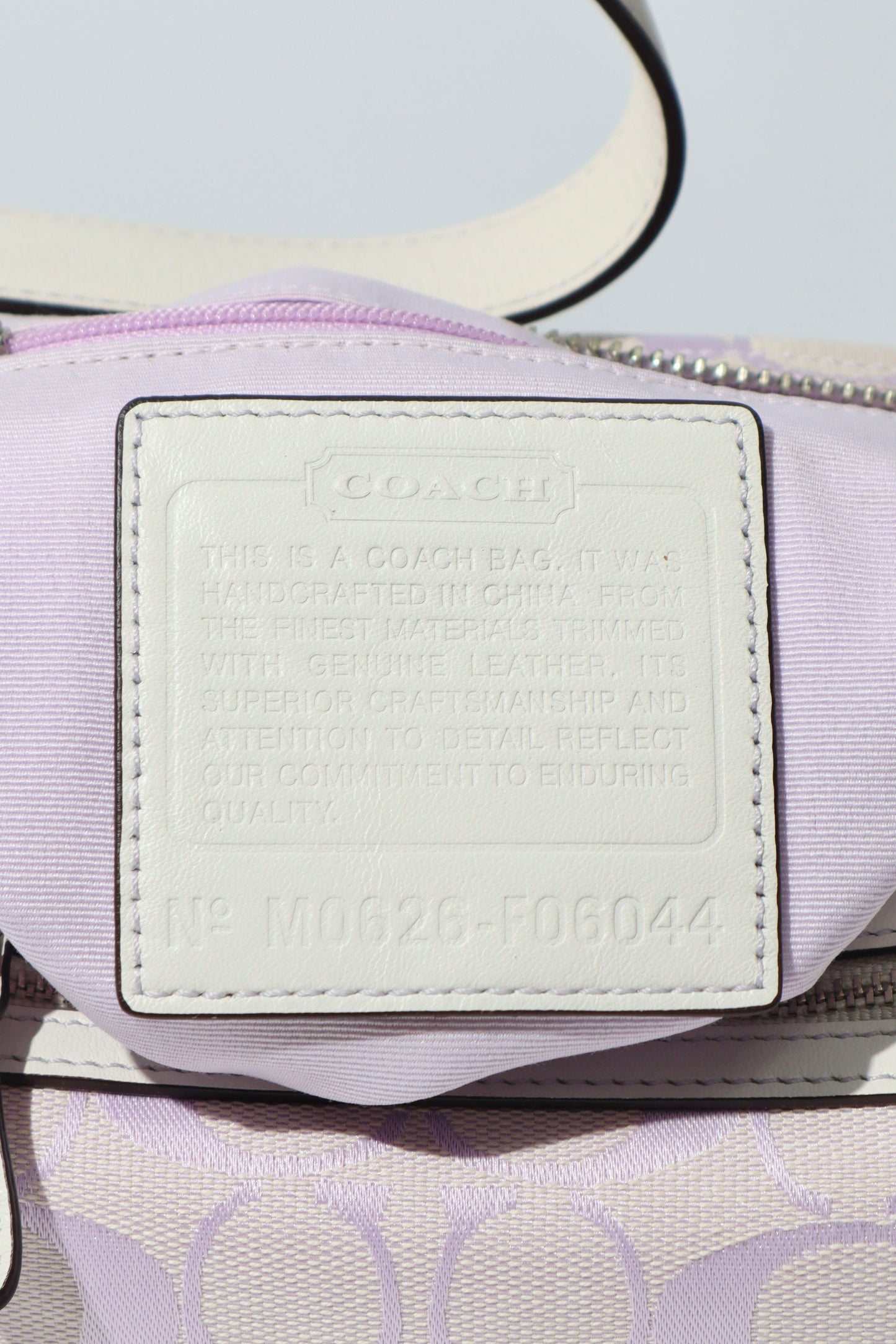 Vintage Coach Rare 2006 Mini Pouch Shoulder Bag in Lilac - Girl Seazon