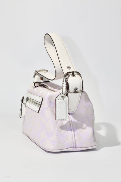 Vintage Coach Rare 2006 Mini Pouch Shoulder Bag in Lilac - Girl Seazon