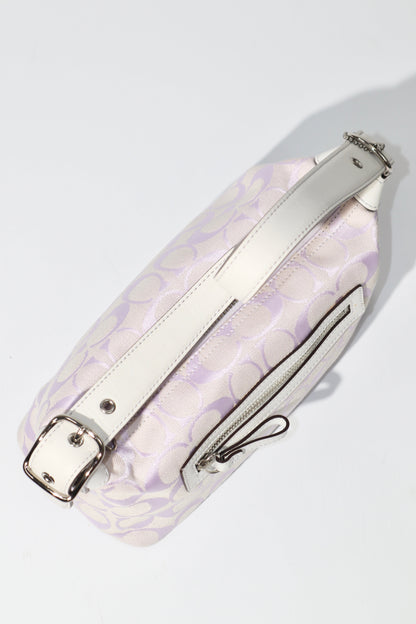 Vintage Coach Rare 2006 Mini Pouch Shoulder Bag in Lilac - Girl Seazon