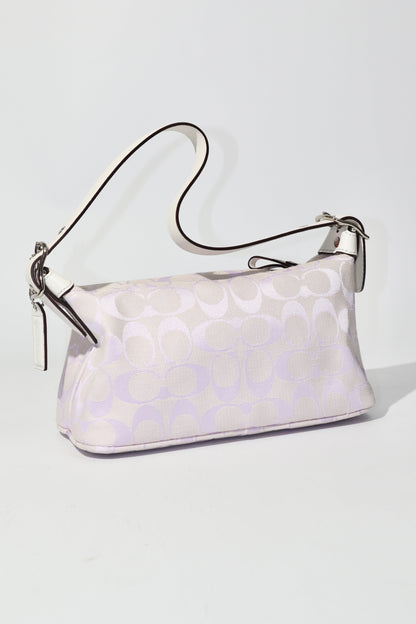 Vintage Coach Rare 2006 Mini Pouch Shoulder Bag in Lilac - Girl Seazon
