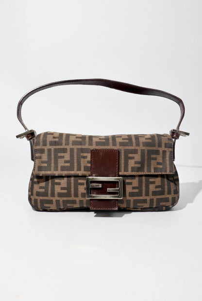Vintage Fendi Classic Baguette In Brown - Girl Seazon