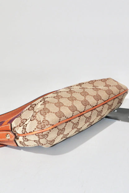Vintage GUCCI Monogram Pochette Orange - Girl Seazon