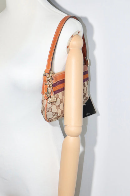 Vintage GUCCI Monogram Pochette Orange - Girl Seazon